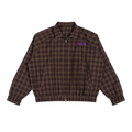 Men Plaid Full-Zip Track Jacket