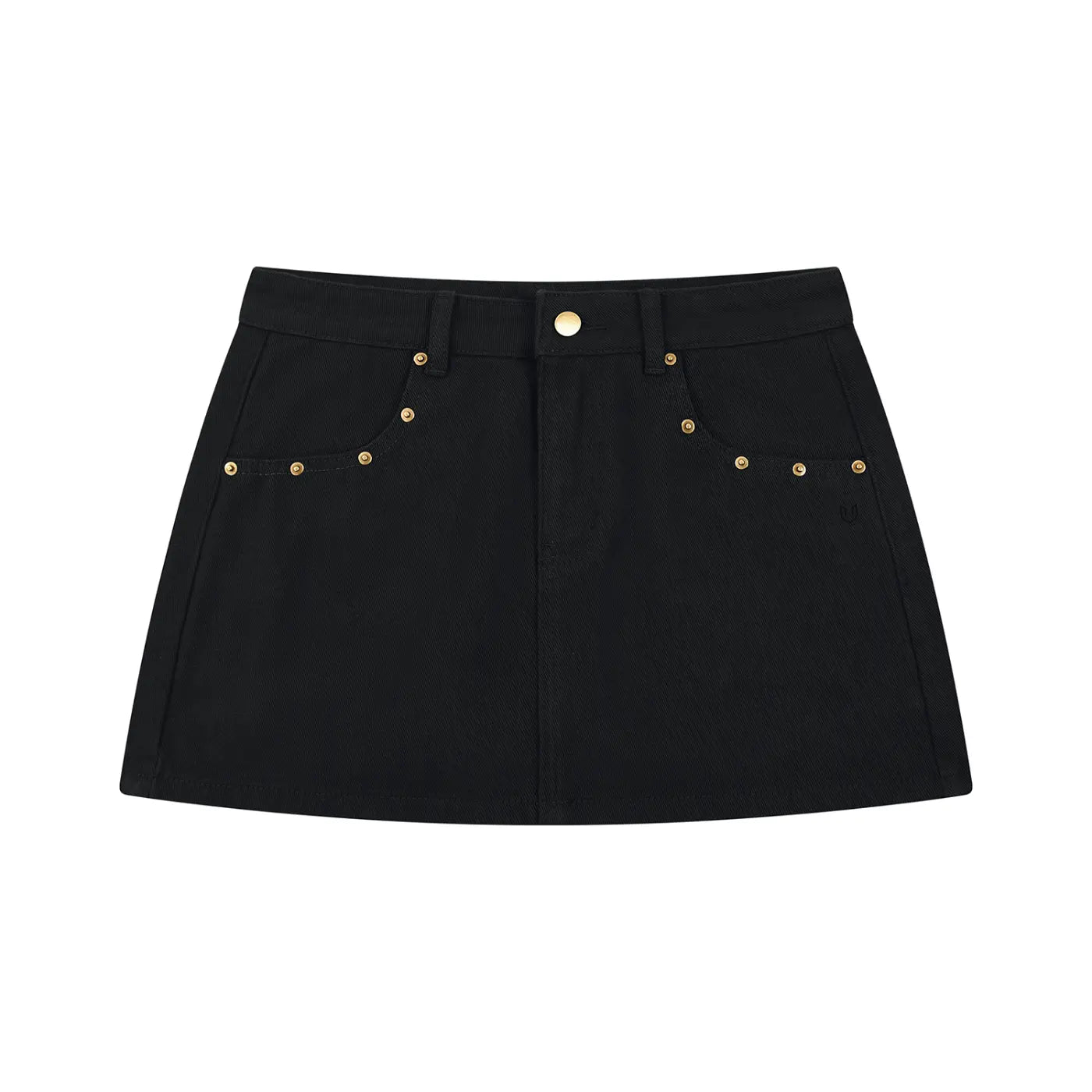 Women's Studded Denim Mini Skirt ODMPOD