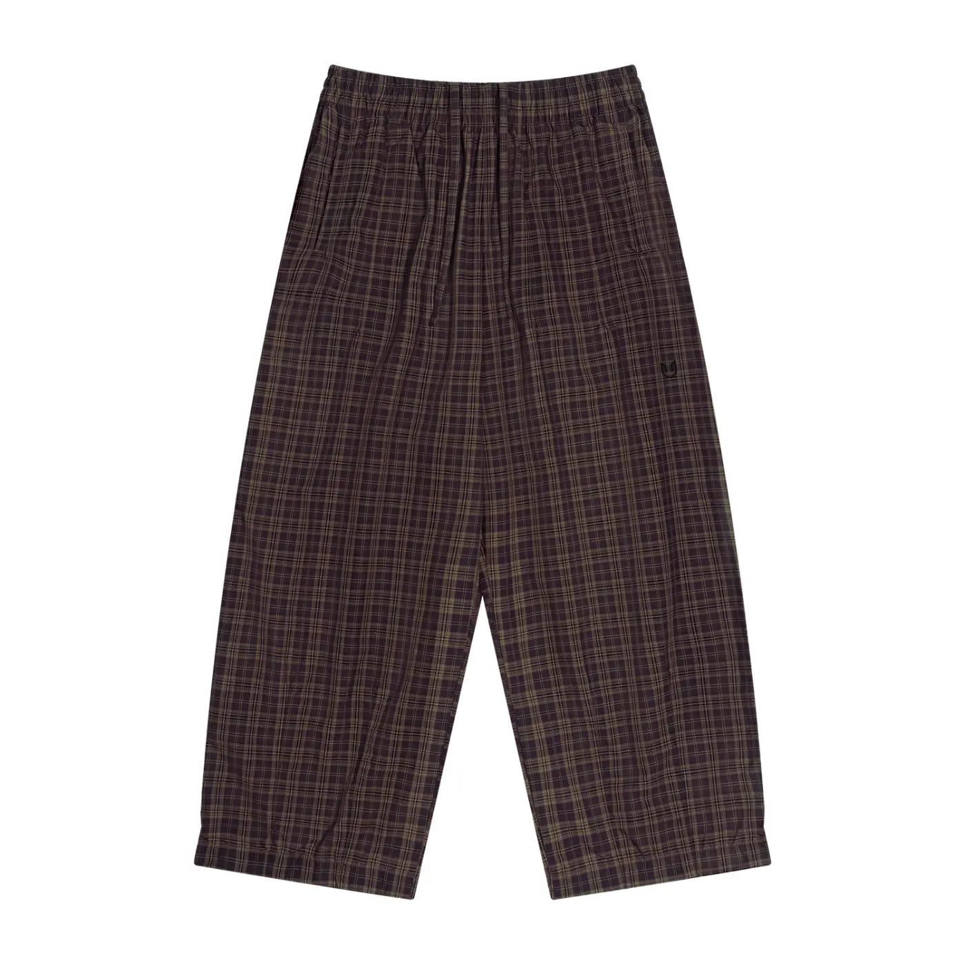 Men's Plaid Wide Leg Pants ODMPOD