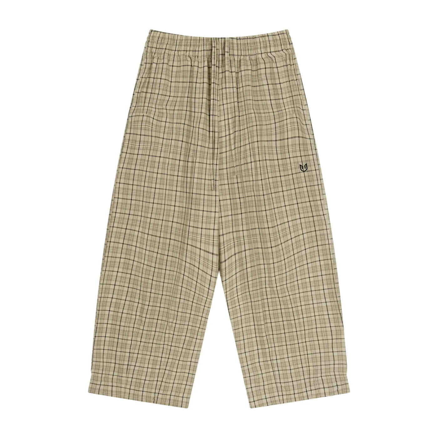 Men's Plaid Wide Leg Pants ODMPOD
