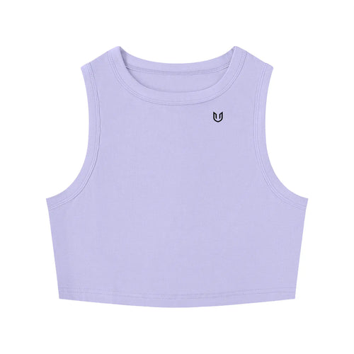 Women's Tight Crewneck Crop Tank Top ODMPOD