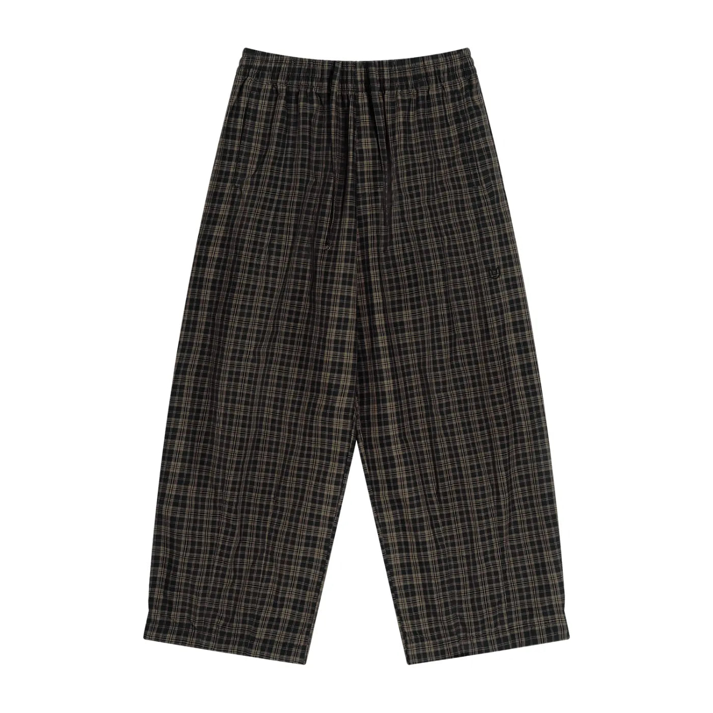 Men's Plaid Wide Leg Pants ODMPOD